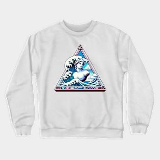 Oceanwave Vaporwave Aesthetic Crewneck Sweatshirt